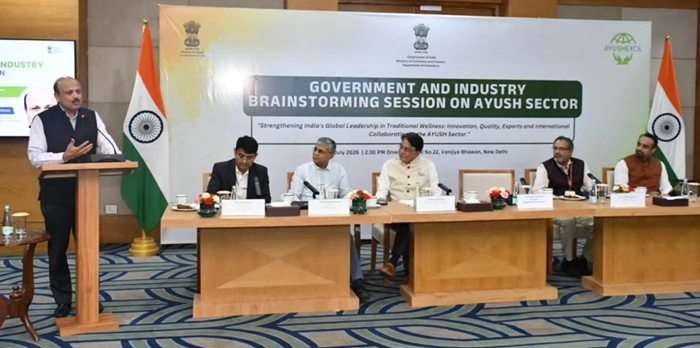 Brainstorming Session on AYUSH sector:  Stakeholders deliberate to enhance global competitiveness 